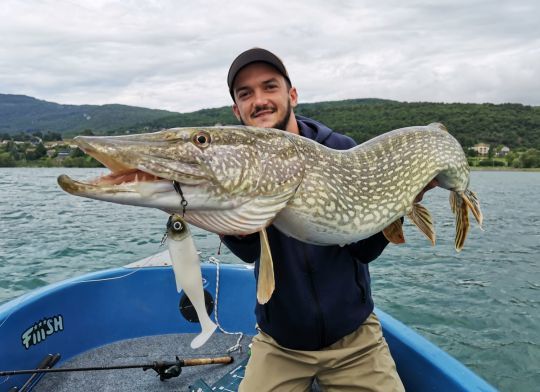 3 Esche Da Pesca Bioniche A 8 Segmenti Con Ami Tripli - Scorrimento Lento Per Luccio, Trota E Persico