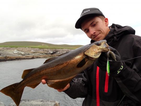 Pêche du lieu au casting jig