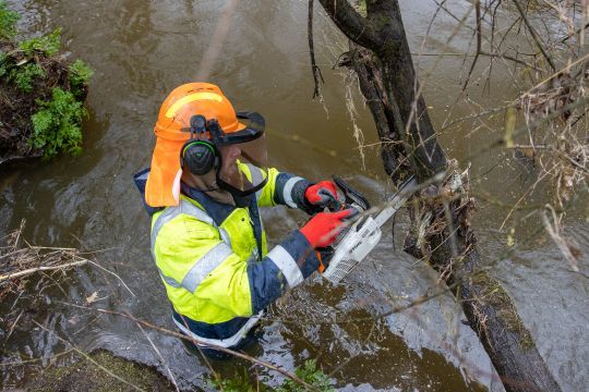 L'entretien des cours d'eau et plan d'eau constitue un travail colossal pour une AAPPMA. Les bénévoles sont les bienvenus!