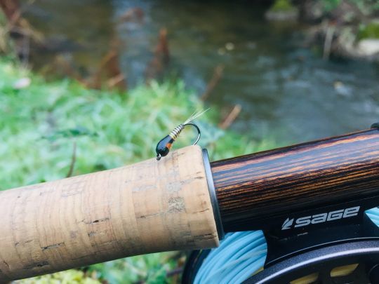 6 Shipmans Buzzer Arancioni - Mosche Da Pesca Per Trota, Affondanti Positive