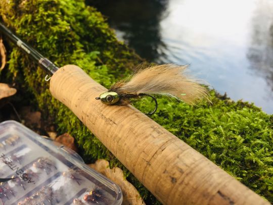 6 Shipmans Buzzer Arancioni - Mosche Da Pesca Per Trota, Affondanti Positive