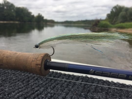 Les imitations d'ablettes sont très prenantes sur l'aspe qui chasse beaucoup sur ce poisson fourrage