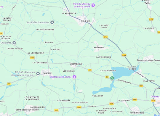 Google maps est une mine d'information vue du ciel.
