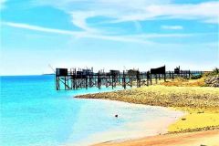 Carrelets ad Angoulins in Charente-Maritime