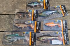 Esche morbide pronte per la pesca