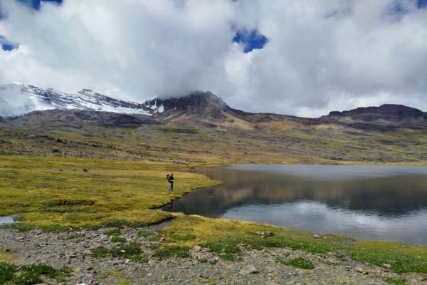 Pesca a mosca nei laghi intorno a La Paz: tecnica