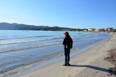 Pesca sulle spiagge sabbiose