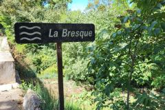 Pesca sul fiume Bresque
